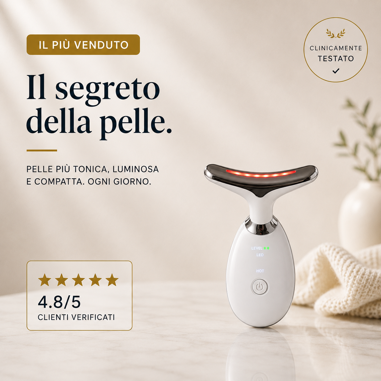 MOVREE | Massaggiatore LED 7 in 1