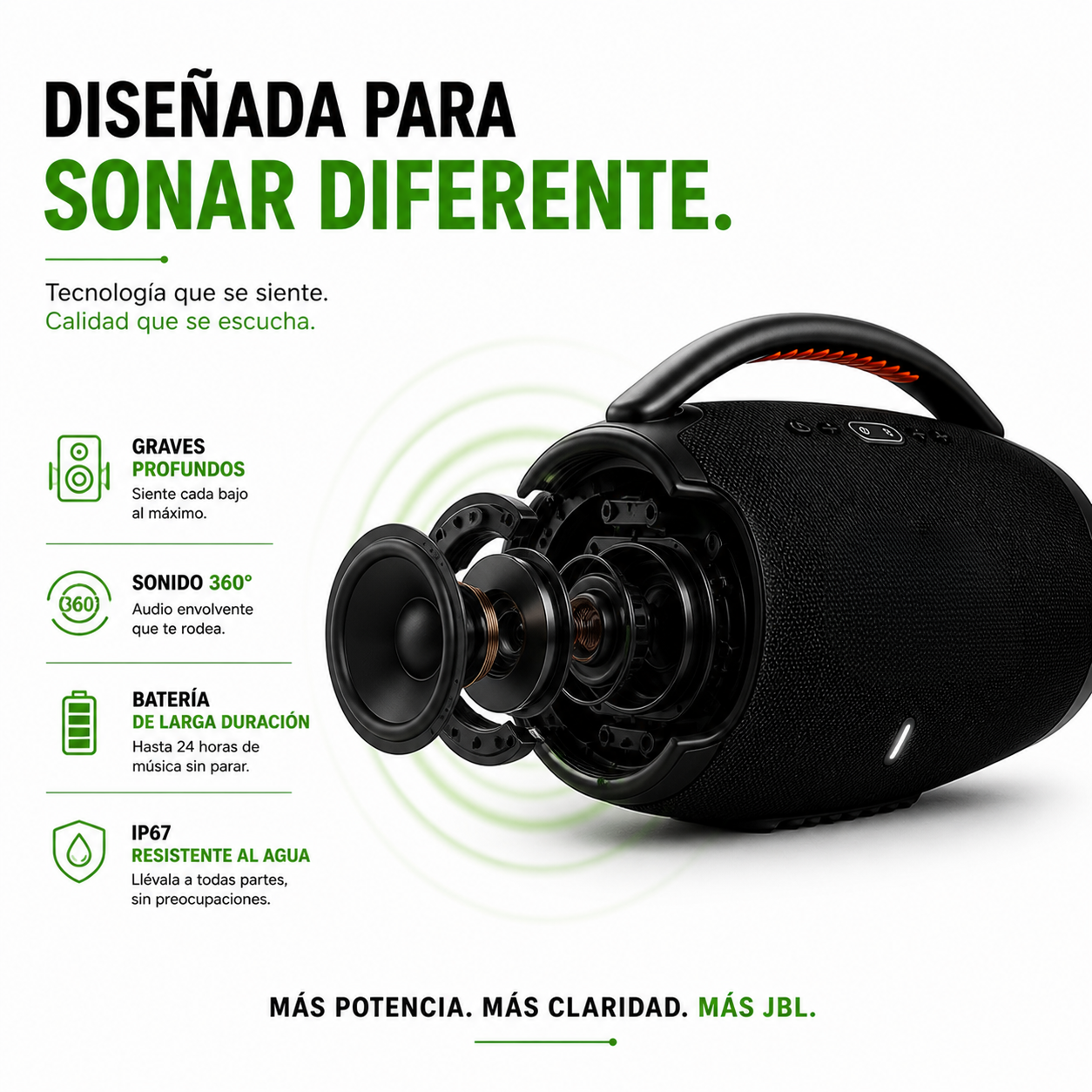BOOMBOX 3 + ENVÍO GRATIS + PAGO AL RECIBIR + SOLO HOY 🔥