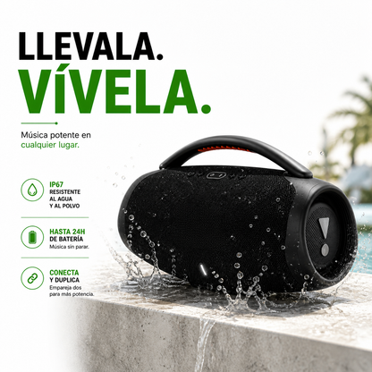 BOOMBOX 3 + ENVÍO GRATIS + PAGO AL RECIBIR + SOLO HOY 🔥