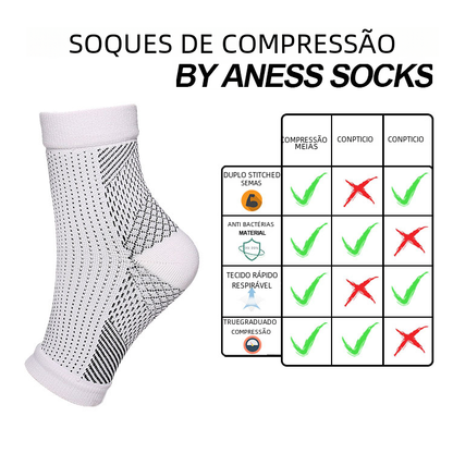 Summer Outdoor Compression Socks with Breathable Design